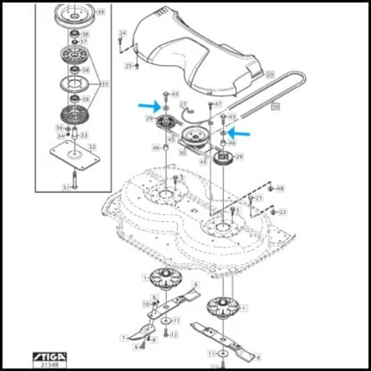 stiga 1134-5406-01 position