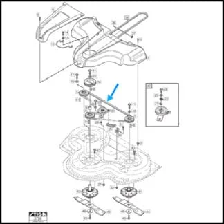 stiga 1134-9066-01, 1134-9041-01 position