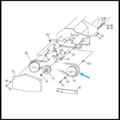 stiga rem 1134-9078-01 placering 2