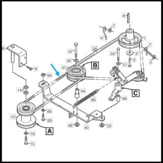 stiga rem 1134-9079-01 placering