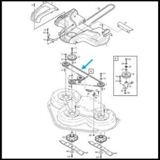 stiga rem 1134-9087-01 placering