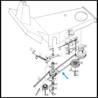 stiga rem 1134-9089-01 placering