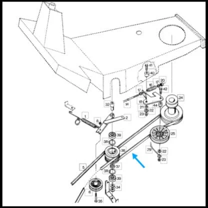 stiga rem 1134-9089-01 placering