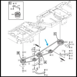 stiga rem 1134-9097-01 placering