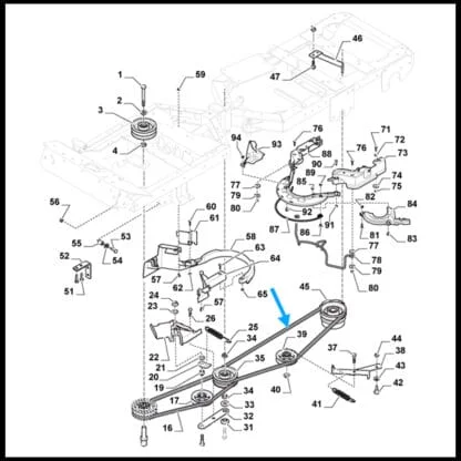 stiga rem 1134-9097-01 placering 2