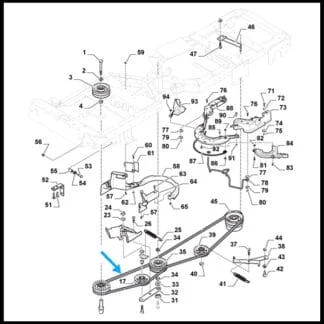 stiga rem 1134-9098-01 placering