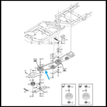 stiga rem 1134-9098-01 placering 2