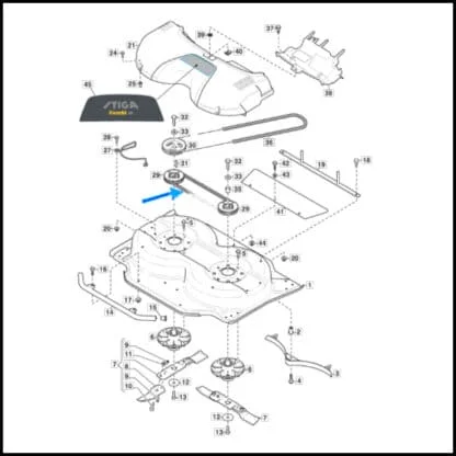 stiga 1134-9182-02 position