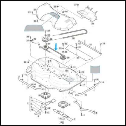 stiga 1134-9183-02, 1134-9184-01 position